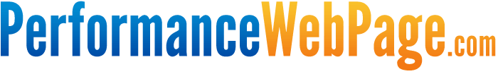 Performance Web Page